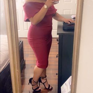 Off the shoulders dress